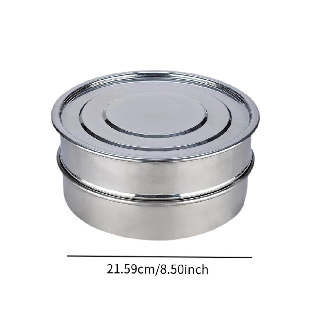 Stainless Steel Seed Sprouting Kit with Encrypted Mesh 8.5in Dia Greens Growing Tray Sprouting Tray for Alfalfa Broccoli Beans