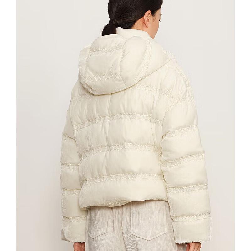 JiuZi Anna Kou Women's Hooded Duck Down Short Puffer Jacket