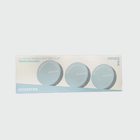 Innisfree No Sebum Mineral Powder Special Set (8.5g × 3 units) 8.5g × 3 units