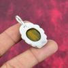 Tigerauge 925 Sterling Silber Anhänger, Handgefertigter Edelsteinanhänger Schmuck, Geschenke für Ehefrau Brandneuer Anhänger
