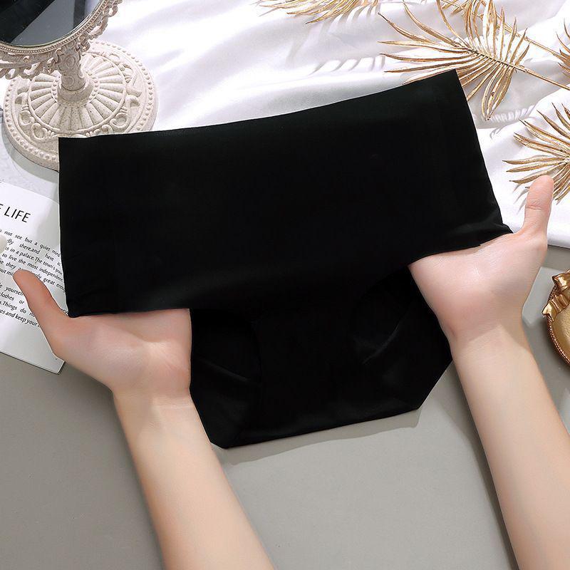 Ultra-Thin Cotton Silk Seamless Breathable Women's Sexy Triangle Panties