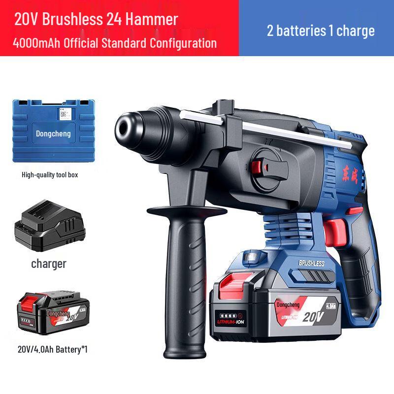 

Dongcheng DCZC0424 Cordless Rotary Hammer Drill CN plug (adapter included)