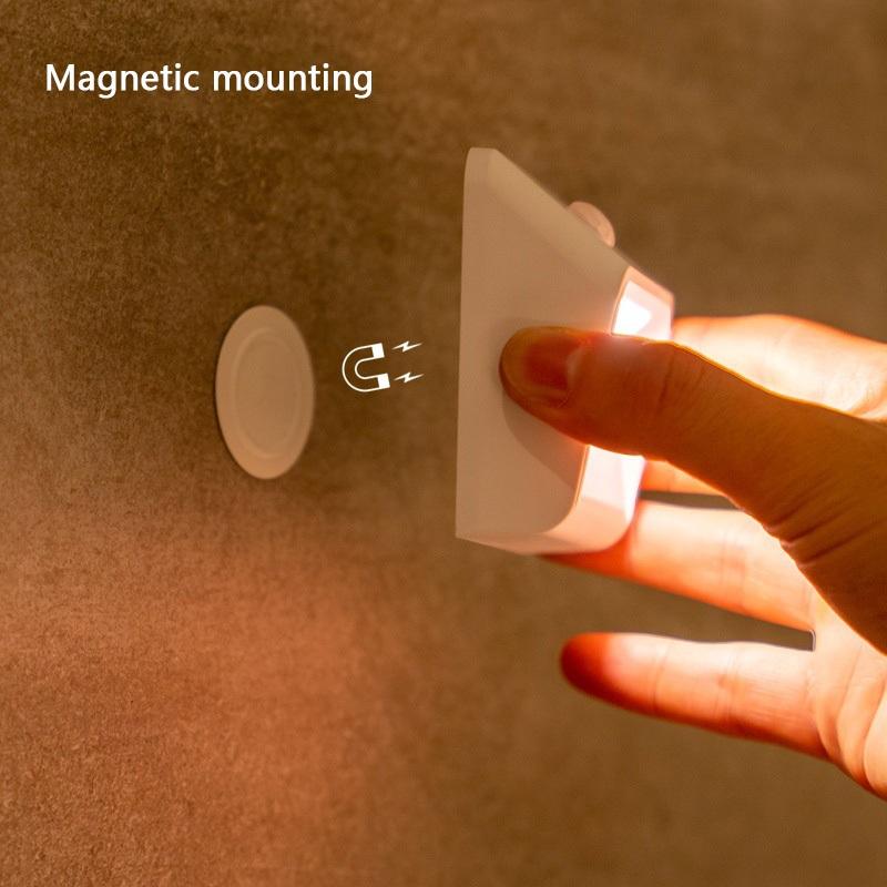 Rechargeable Sensor Night Light Downlight Night Light Human Sensor Wall Light LED Staircase Footer Lights