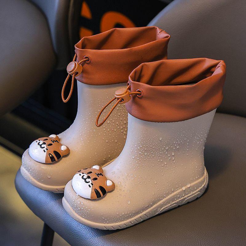 

Детские резиновые сапоги Мальчиковые резиновые сапоги Нескользящие Мужские Детские Малышовые Водонепроницаемые Легкие Резиновые Сапоги для Девочек 24