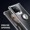 Ring Stand Clear Case For Vivo iQOO 11S Holder Bracket Shockproof Transparent Case For Iqqo 11 10 9 8 7 Pro Soft Silicone Phone Protective Cover Shell