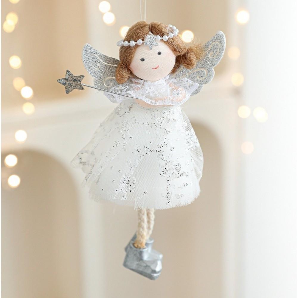 Plush Christmas Tree Hanging Ornaments Fabric Animal Pendants Christmas Tree Hanging  Xmas Party