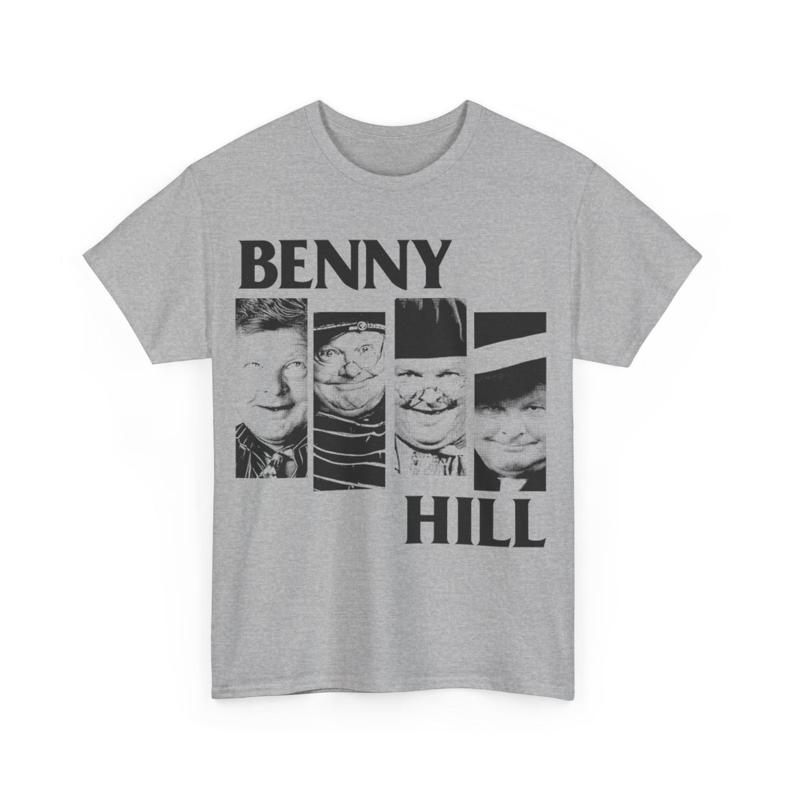 Benny Hill Tee Funny T-Shirt Vintage TV Show Shirt British Comedian Top S