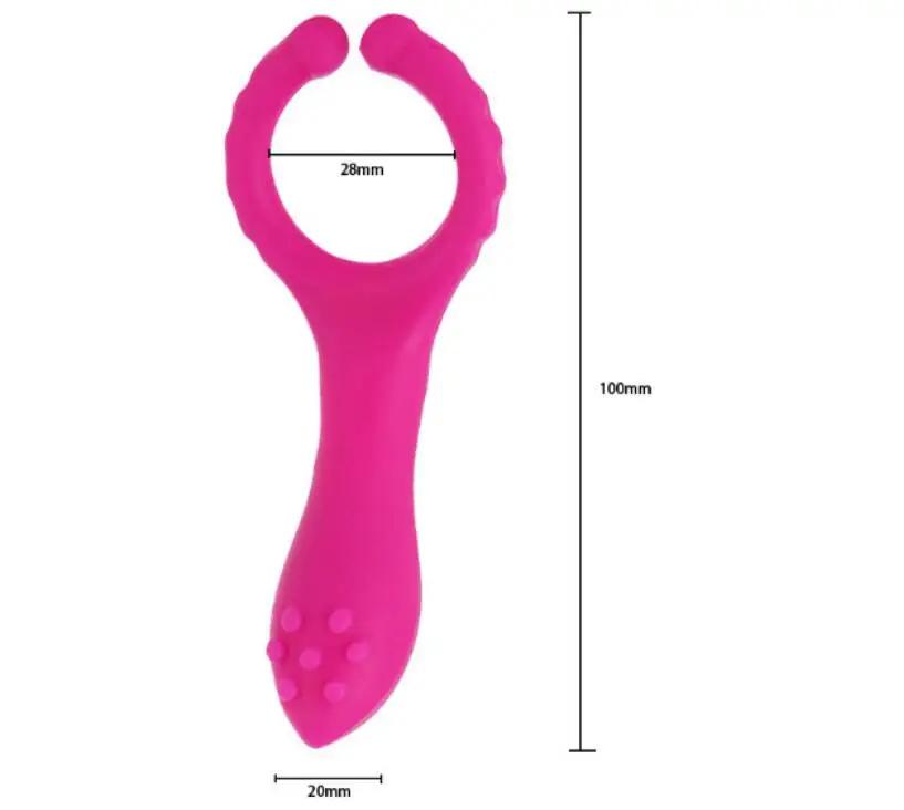 Cock G-spot Clitoris Stimulator Vibration Ring Clitoris Clip Adult Sex Toys Electric Male Penis Vibrator Ring Delay