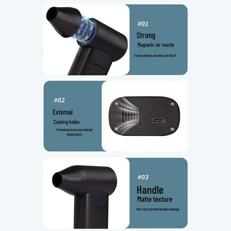 X5 High-Power Turbo Handheld Portable Outdoor Fan