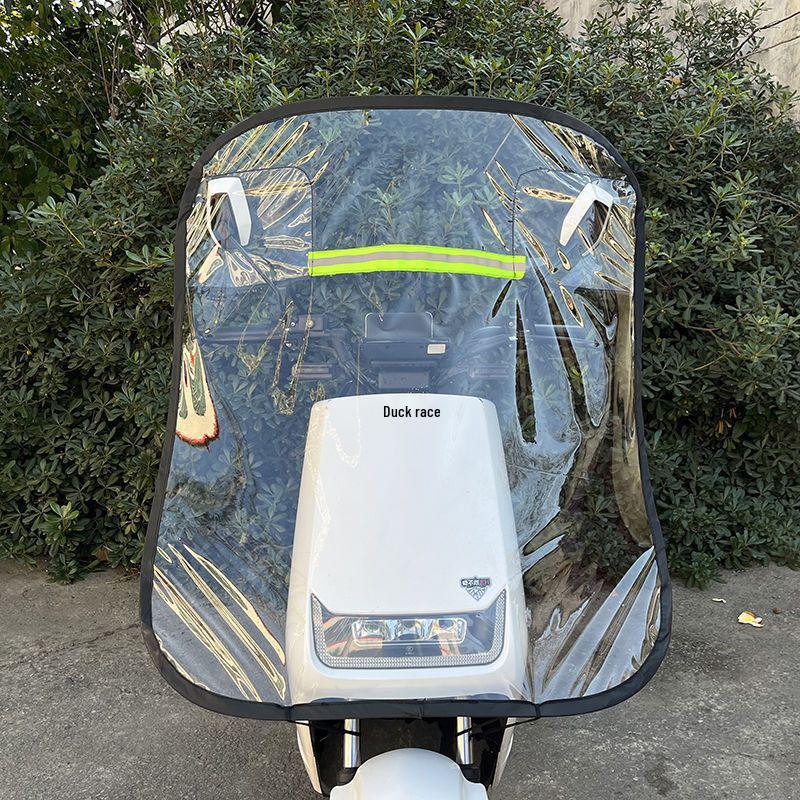 Transparent Rainproof High-Definition Windshield for Electric Cars, Bicycles, and Motorcycles