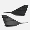 1 Paire Cache-Grille de Phare Antibrouillard Avant de Voiture Cadre Garniture Capuchon Contour Capot Couvercle Pour Hyundai Pour Elantra 2024-2025 86563-AACD0