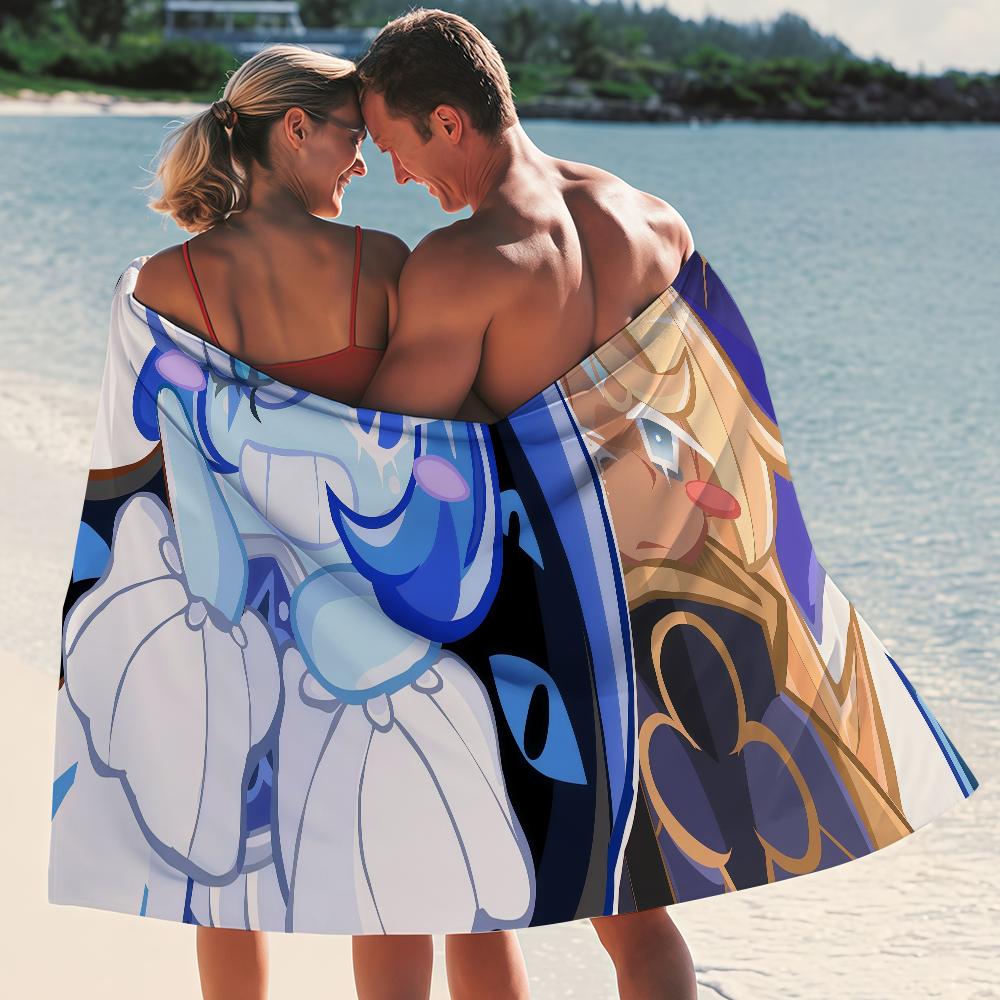 Game C-Cookie Run Kingdom Towel Quick Drying Beach Towels Are Suitable For Swimming Pools Camping Yoga And The Gym