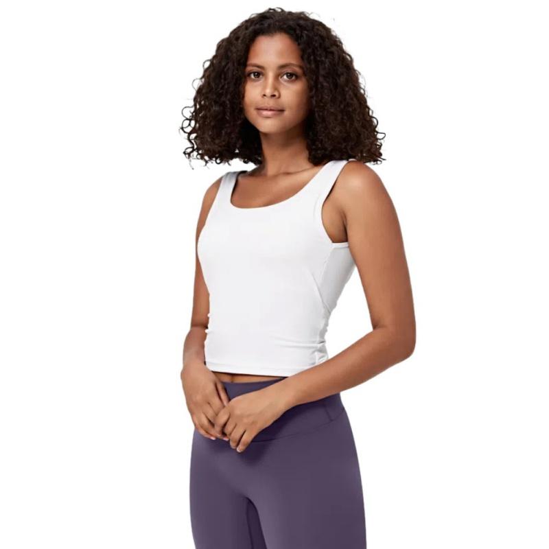 Женский спортивный жилет с открытой спиной, эластичный дышащий, спортивный топ для йоги M