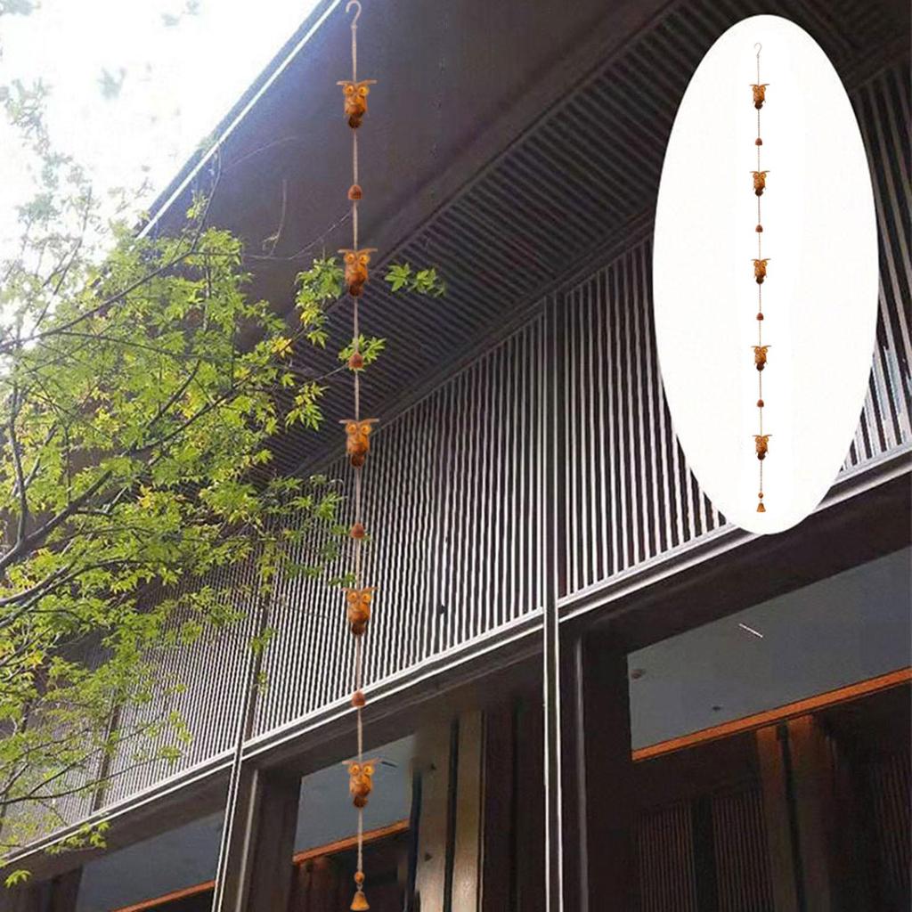 Rain Chain Garden Hanging Decoration Vintage Design Multifunction Downspout for DIY Courtyard