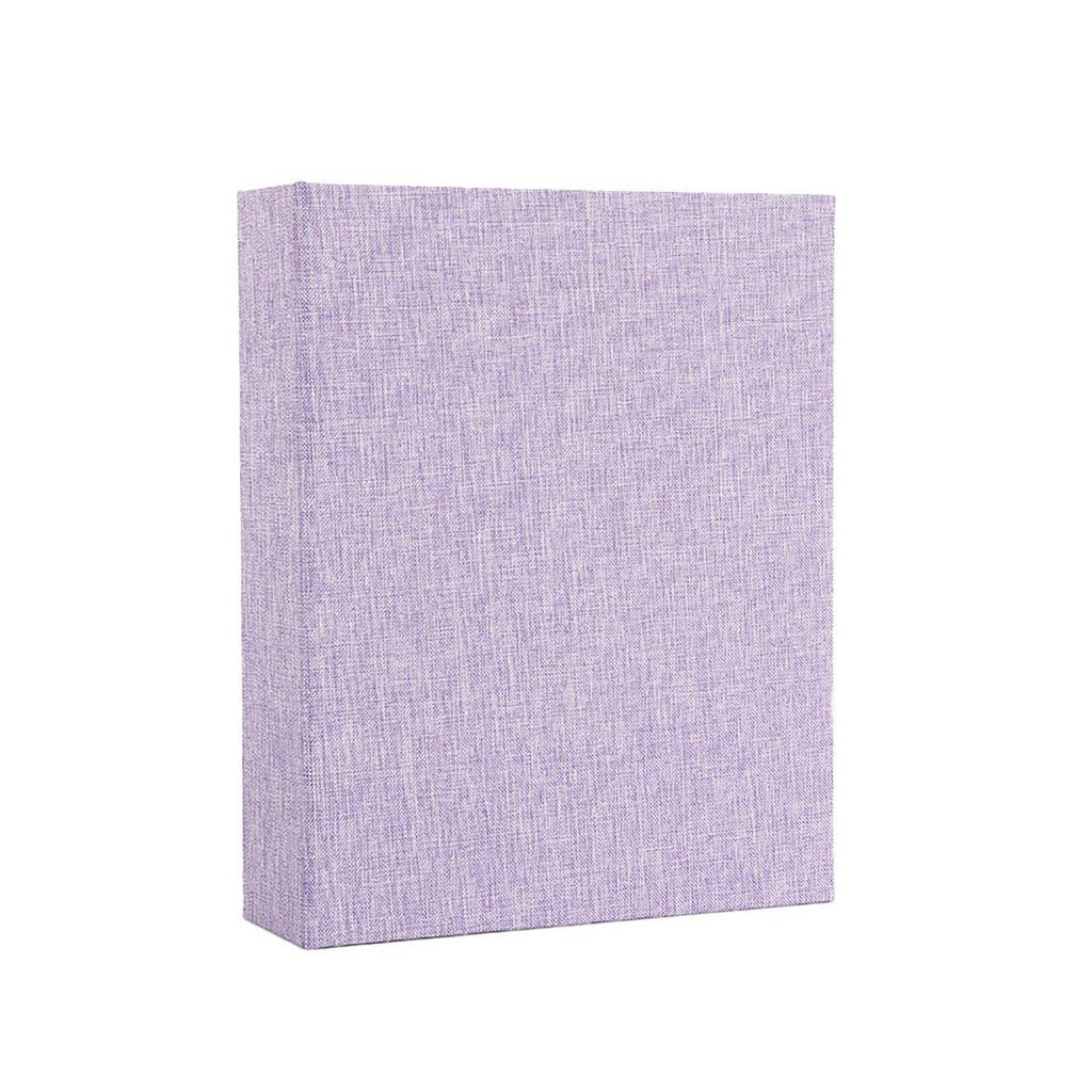 Linen Photo Album with 100 Slots for 46 Photos, Memory Book