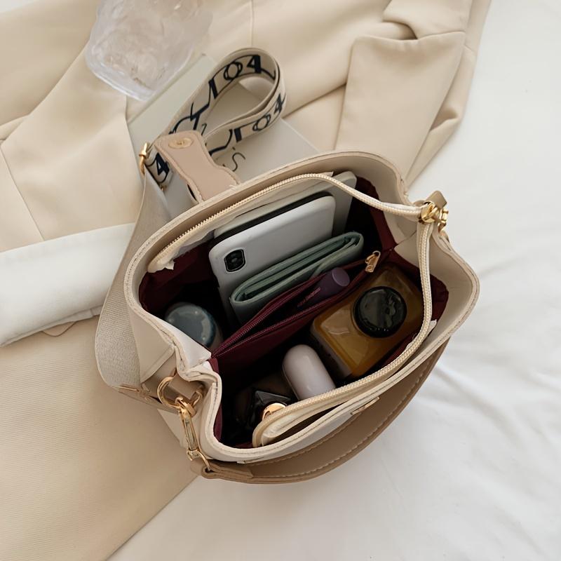 Mini Fashion Umhängetasche, Trendige Schulter-Bucket-Bag, Damen Freizeit Handtasche & Geldbörse