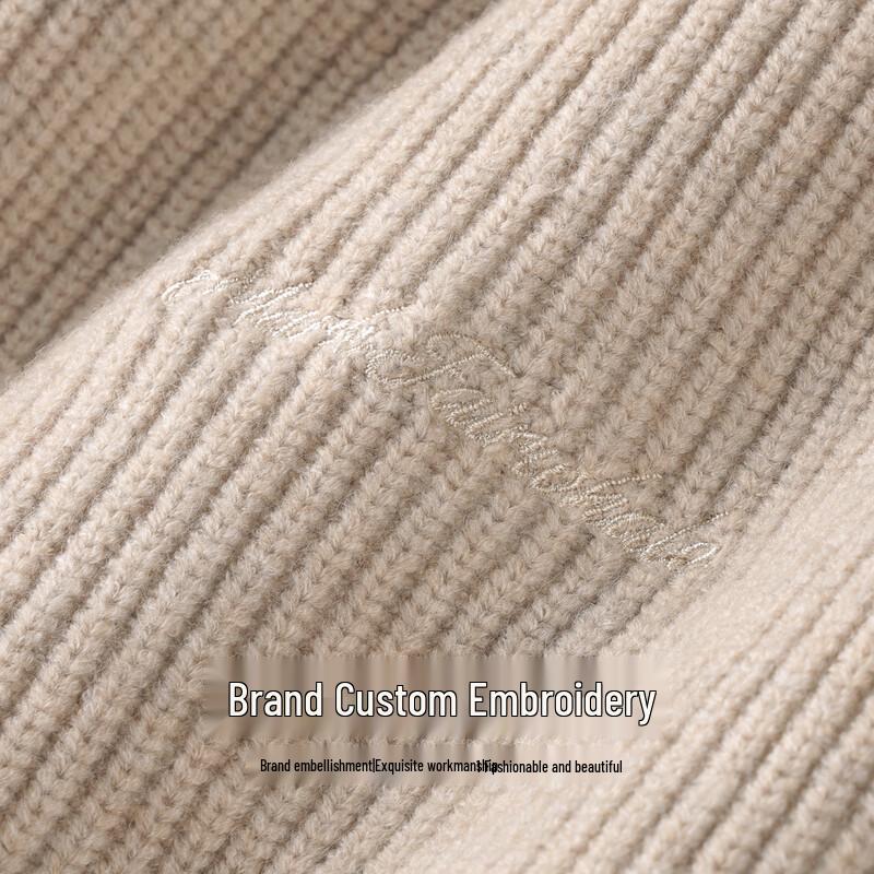 Mark Fairwhale Men's Thick Warm Polo Collar Sweater