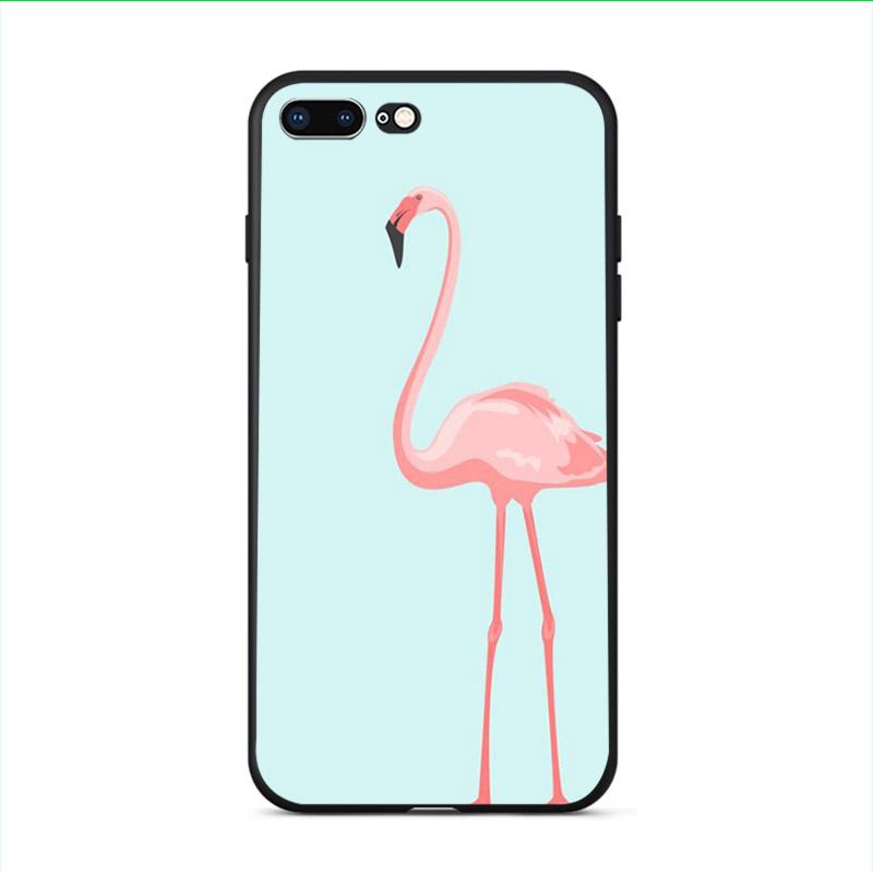 

Flamingo Pattern Customized Phone Case For iPhone 11 11Pro Max XR XS Max 7 8 6 6S Plus X 5 5S SE 2020 Soft TPU Back Cover Fundas iPhone 11promax