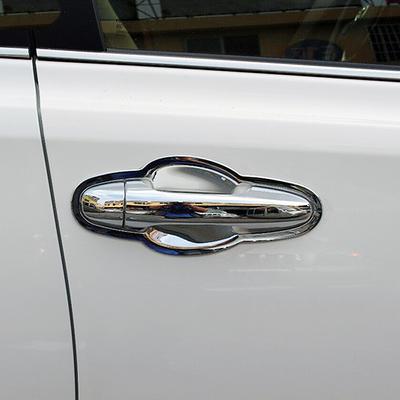 Voor Toyota RAV4 RAV 4 XA40 2013-2017 Chroom Buitenkant Zijdeurhandvat Cover Sierlijst Frame Rand 2014 2015