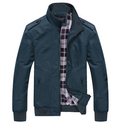Men's Jacket Spring and Autumn Jacket Men's Korean Version Casual Stand-up Collar Casual Wear Thin Men's Clothing Jacket
