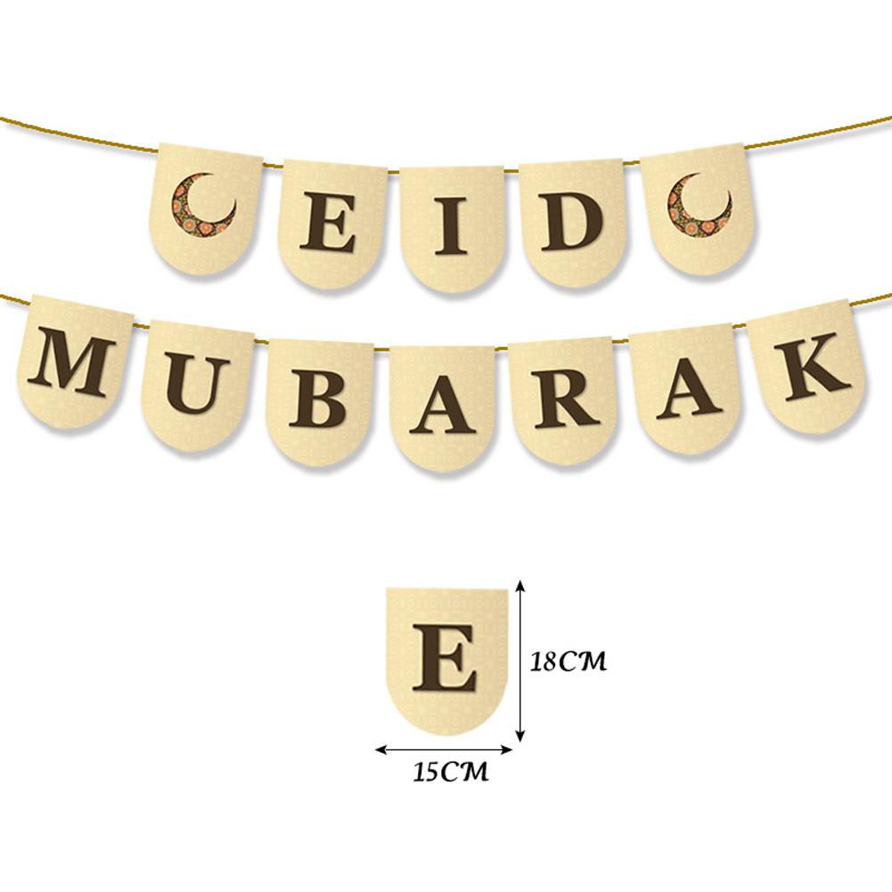 Banners Hanging Pendant for Ramadan EID Mubarak Decoration