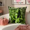 Singer Pop CCharli XCXX Cushion Cover Pillowcase Short Plush Invisible Zipper Room Sofa Cushion Cover