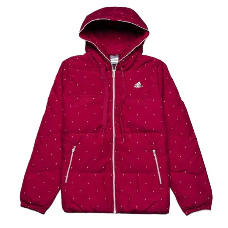 Adidas Down Jackets Women s Red Hooded Moderate M68753 M
