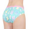 LittleForBig Women's Silky Panties (Amusement Park) Bowknot Underwear, Comfortable Fit, Green, Size S