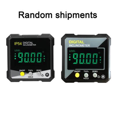 IP54 4  Portable Digital Inclinometer LCD Backlight Digital Protractor Slope Meter Digital Angle Ruler Single Side Magnetics Multifunctional Protrac