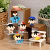 Kawada Mini Nano Block Crayon Shin-chan Movie Vol. 2 Box Set 6 Pieces Collectible Building Toys