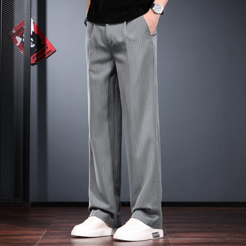 Jie Leino Men's Straight Leg Business Casual Pants