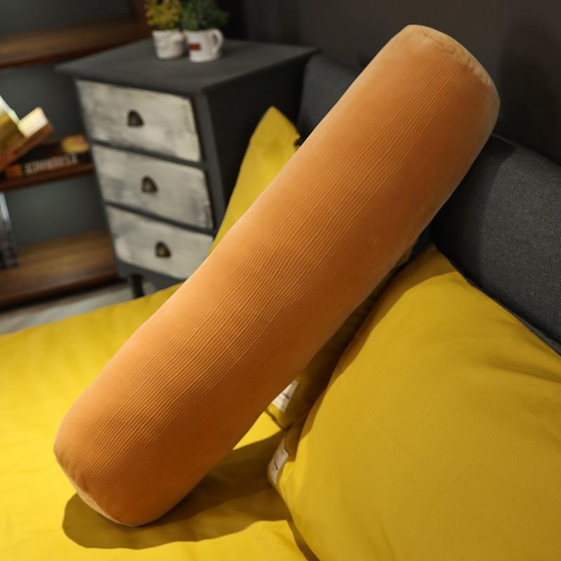 

Cartoon Animal Plush Toys Simple Solid Color Stuffed Soft Long Sleep Pillow Doll Cushion Gift Stylish Appearance Practical Daily Use 60cm оранжевый