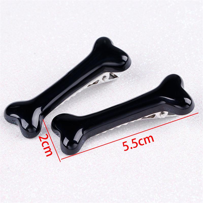 New Dog Hairpin Puppy Kitten Bone Hair Clips Cute Duckbill Clip Pet Hair Accessories Pet Hair Grooming Dog Accessories