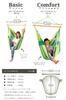 LA SIESTA Havana Basic Hammock Chair Load Capacity Jungle/Green (Indoor/Organic Cotton) Space-saving Chair-type Hammock, Hanging/freestanding, 130kg,
