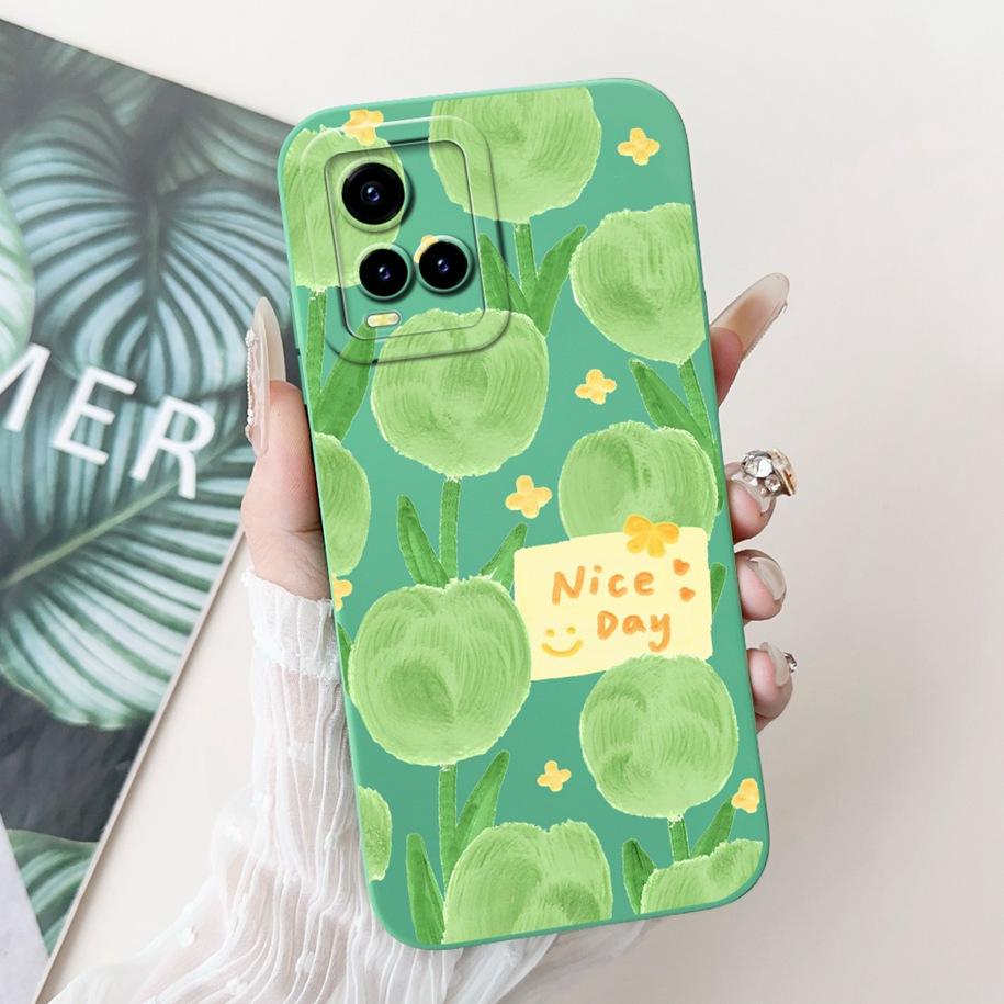 For Vivo Y33s Case V2109 Shockproof Cover Cute Dinosaur Panda Fundas Cases For Vivo Y21 2021 Y21A Y21S Y21T Y33T VivoY33s Bumper