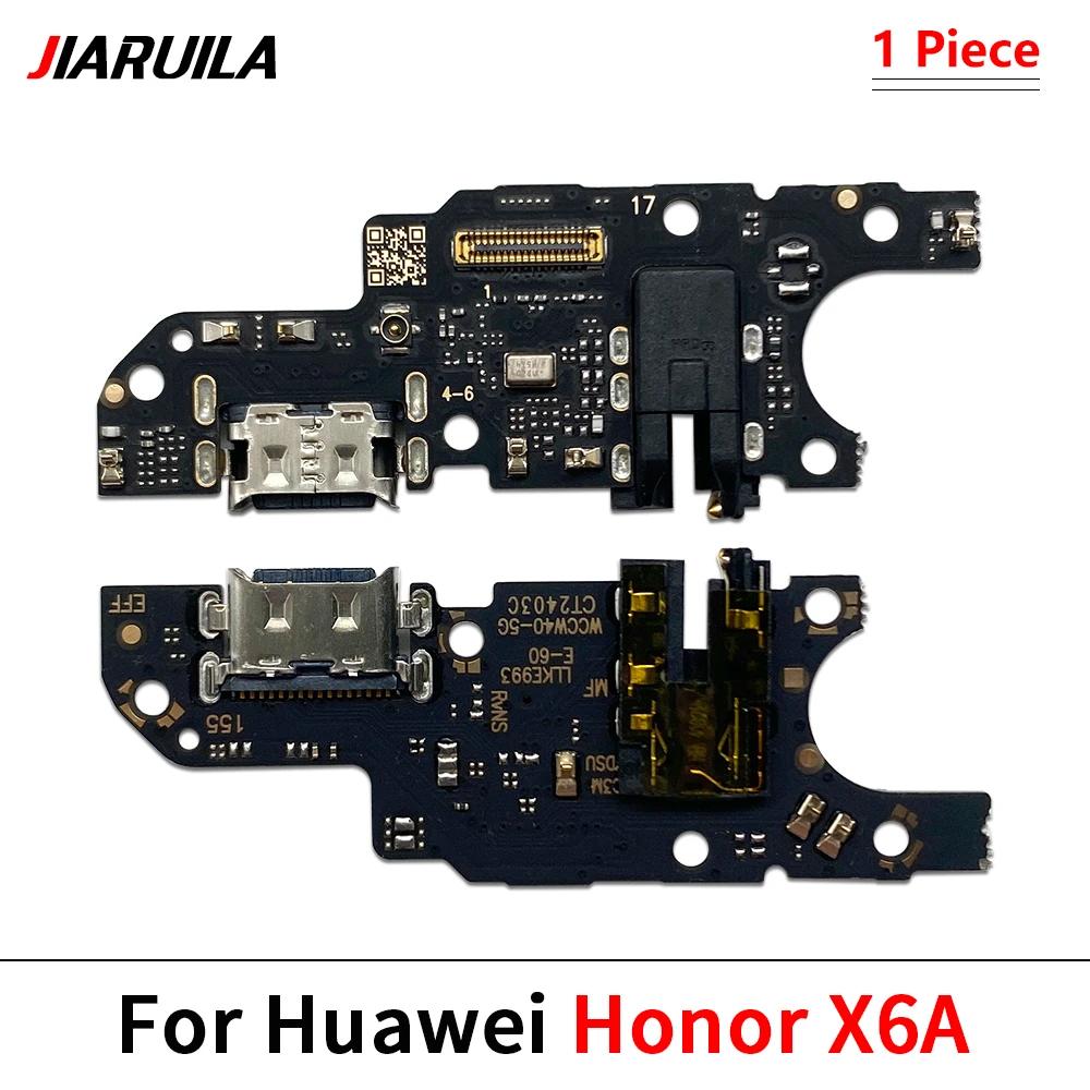 USB Charging Port Dock Charger Plug Connector Board Flex Cable For Huawei Honor X6 X6A X7 X7A X7B X8 X8A X8B X9A X9B 4G 5G