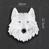 Nordic Style Resin Animal Head Wall Décor: Wolf & Lion