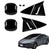 EopTatoo Custom Parts Accessories for the New Prius 60 Door Handle Switch Panel Cover Exterior Accessories Series, Garnish, Dress-Up (Piano Black)