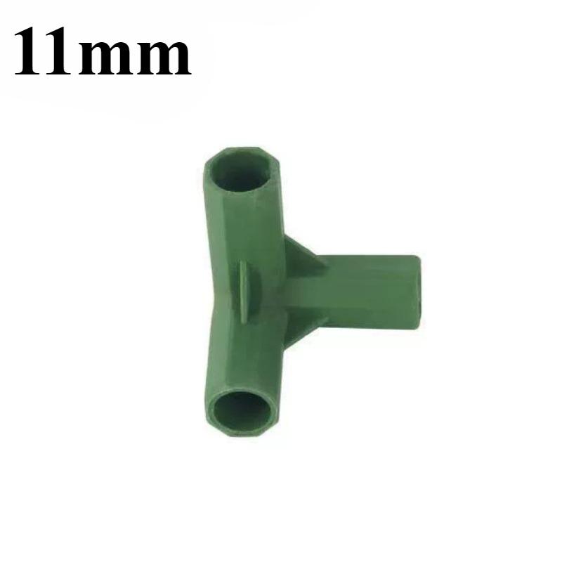 1/2/4PCS Gardening Plant Stakes Plastic Edging Corner Connection Accessories Greenhouse Plant Frame Connectors