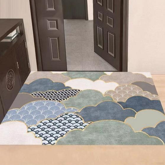 Non-Slip Door Mat Bath Mat with Rubber Padding Soft Super Absorbent Bathroom Rug Foot Mat for Hallway Shower Toilet Mats
