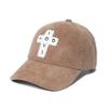 Nodeu Corduroy Lovenod Cross Ball Cap (Beige)