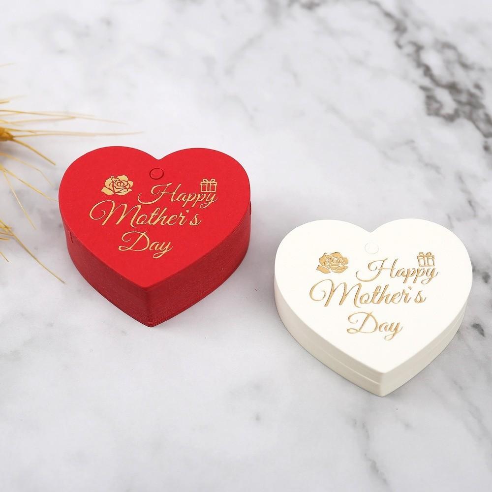 100pcs Hanging Decoration Mother Day Tags Hand Gift Hanging Tag  Festive & Party Supplies