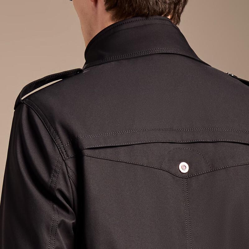 Men's Detachable Wool Lined Business Trench Coat