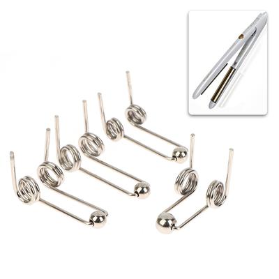 2Pcs Wire Diameter 1.2Mm Curling Iron Replacement Double Return Torsion Spring