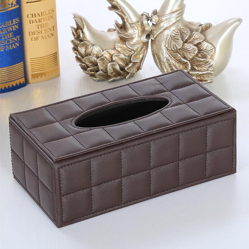 Elegant Leather Tissue Box Holder