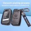Para VOLKSWAGEN Nueva Aleación de Zinc Cuero Funda Carcasa para Llave de Coche Para VW Volkswagen Magotan Passat B8 Skoda Superb Kodiaq A7 Coche Ke