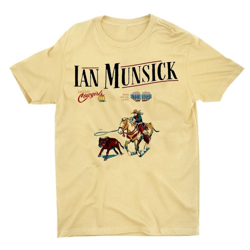 

NEW Ian Munsick Tour Gift For Fan Cotton Unisex Full Size S to 4XL T-shirtBL1959 4XL