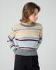 OCCUR Striped Knit Top