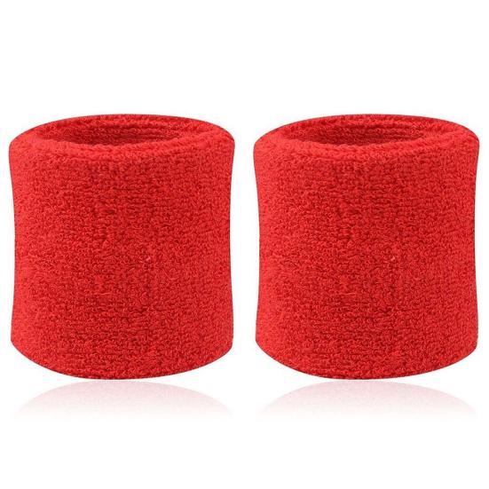 2st Bomullsarmband Armbandsband Svettband Svettband för sporttennis