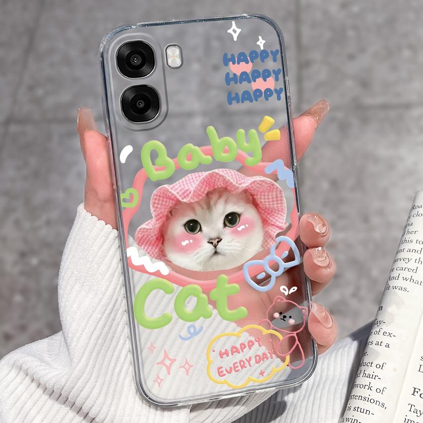 Kompatibilní Pro Oppo A6x A5x A6 Pro A39 K12x Kryt na telefon Roztomilý vzor Malý princ Měkké průhledné silikonové pouzdro s chráničem objektivu Pro Oppo Nárazníkové pouzdro
